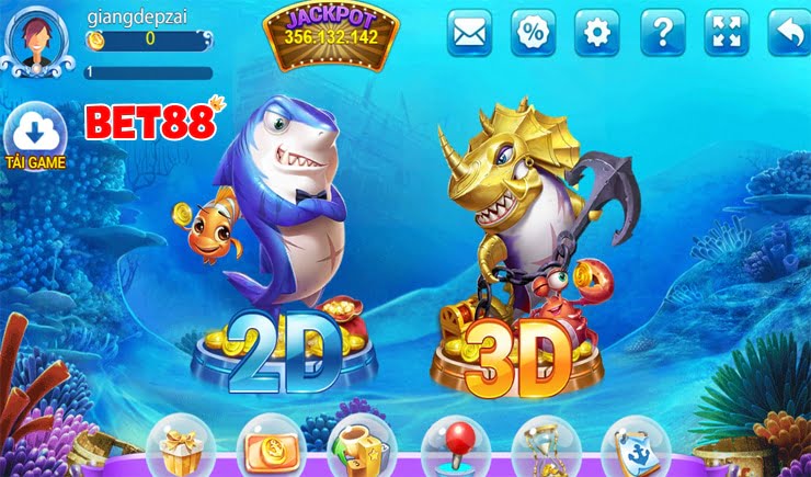 giao diện bắn cá rồng 2
