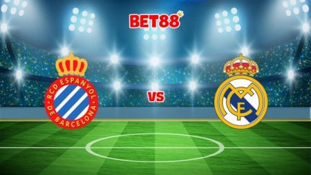 Soi kèo bóng đá FB88 trận Espanyol vs Real Madrid, 21h15 – 03/10