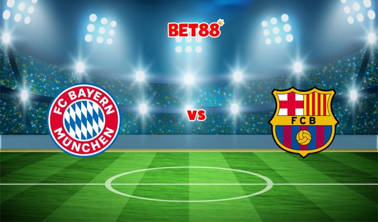 Soi kèo FB88 trận đấu Bayern Munich vs Barcelona, 03h00 – 09/12